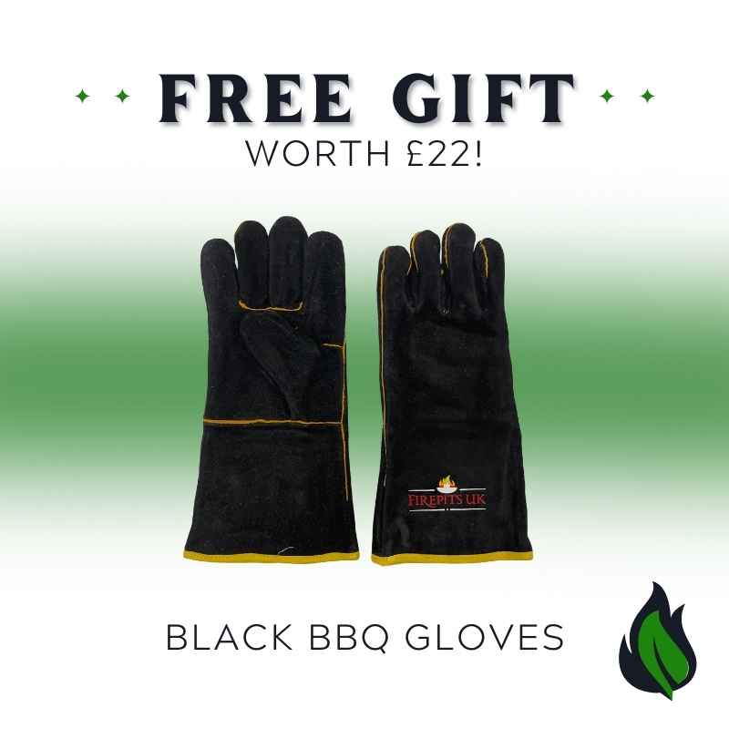 Firepit UK Black BBQ Gloves