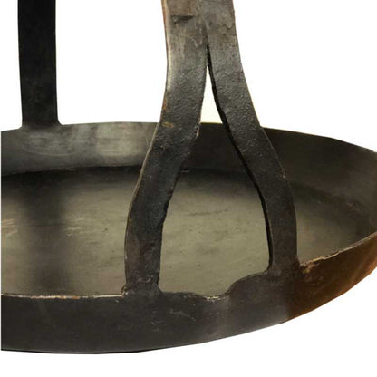 Firepits UK Flat Bottomed Hanging Skillet Pan British Steel