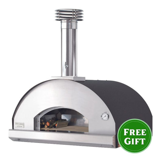 Fontana Marinara Built-in Wood Pizza Oven Anthracite