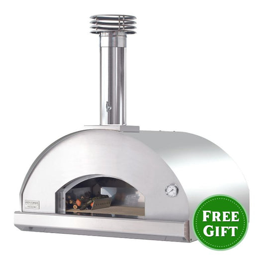 Fontana Marinara Built-in Wood Pizza Oven Stainless Steel