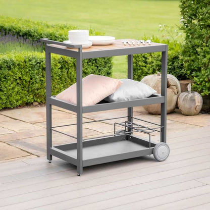 Maze Bali Outdoor Kitchen Bar Unit Grey