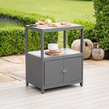 Maze Bali Outdoor Kitchen Bar Unit Grey