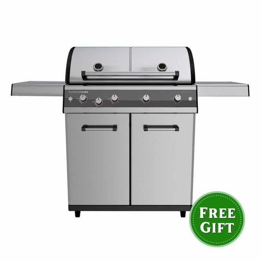 Outdoor Chef Dual Chef 425G Gas Barbecue Stainless Steel