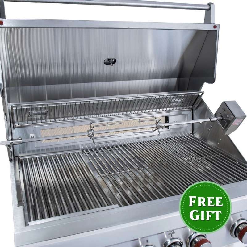 Sunstone Ruby Series 4 Burner Built-in Gas Grill with Infrared