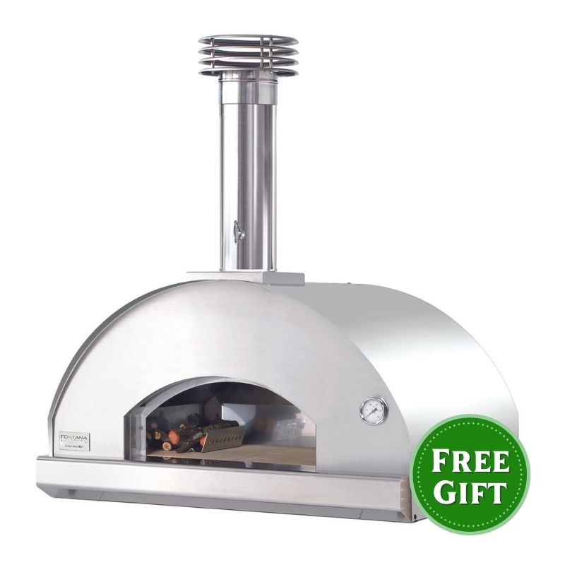 Fontana Mangiafuoco Built-in Wood Pizza Oven